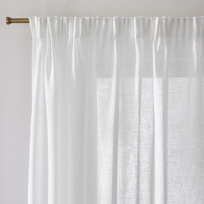 LA REDOUTE INTERIEURS Tenda in poliestere effetto lino - Filtra luce, 180x140 cm LA REDOUTE INTERIEURS Tenda in poliestere effetto lino - Filtra luce, 180x140 cm