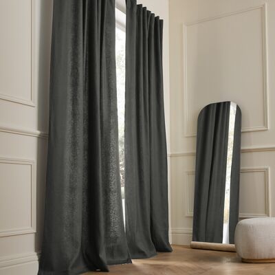 AM.PM Tenda in lino con fodera, linguette a scomparsa, Private AM.PM Tenda in lino con fodera, linguette a scomparsa, Private
