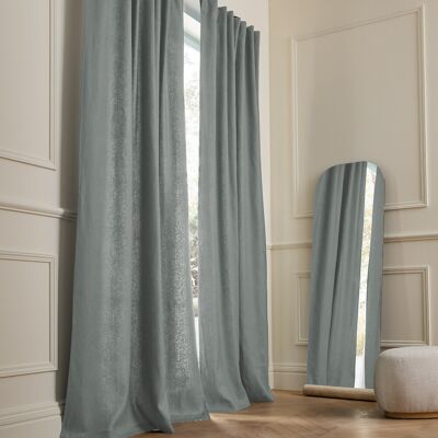 AM.PM Tenda in lino con fodera, linguette a scomparsa, Private AM.PM Tenda in lino con fodera, linguette a scomparsa, Private