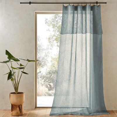 Am.pm Tenda in Voile di Lino Noctuelle - Filtro di Luce Elegante in Lino Am.pm Tenda in Voile di Lino Noctuelle - Filtro di Luce Elegante in Lino