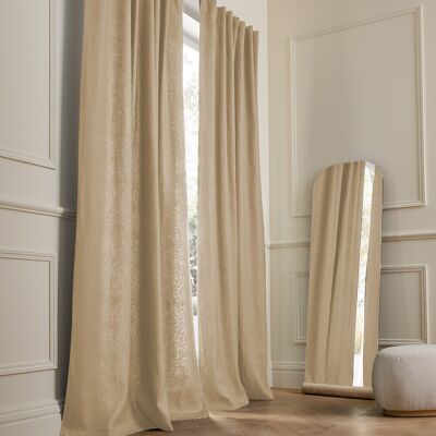 AM.PM Tenda in lino con fodera, linguette a scomparsa, Private AM.PM Tenda in lino con fodera, linguette a scomparsa, Private