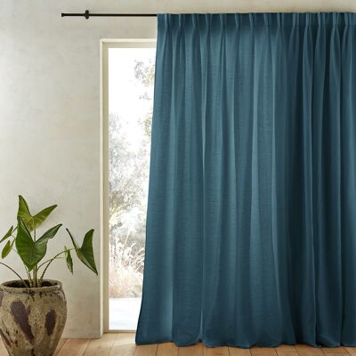 Tenda in lino Am.pm con fodera in cotone - Pieghe fiamminghe - 220 x 420 cm Tenda in lino Am.pm con fodera in cotone - Pieghe fiamminghe - 220 x 420 cm