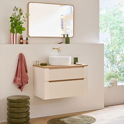 LA REDOUTE INTERIEURS Mobile lavabo sospeso, 2 cassetti, Naida LA REDOUTE INTERIEURS Mobile lavabo sospeso, 2 cassetti, Naida