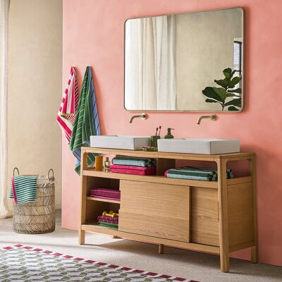 LA REDOUTE INTERIEURS Mobile lavabo doppio, larghezza 146 cm, TRESS LA REDOUTE INTERIEURS Mobile lavabo doppio, larghezza 146 cm, TRESS