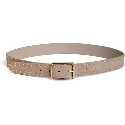 PIECES Cintura in pelle scamosciata con borchie, Ada PIECES Cintura in pelle scamosciata con borchie, Ada