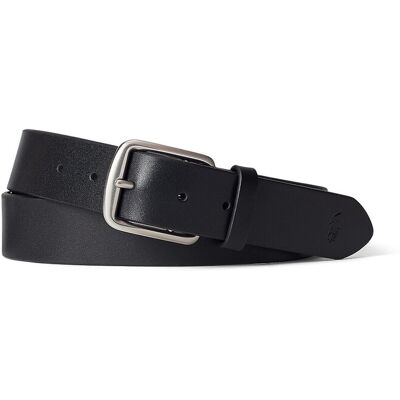Cintura Polo Ralph Lauren Signature Pony - Pelle Nera Taglia 40 Cintura Polo Ralph Lauren Signature Pony - Pelle Nera Taglia 40