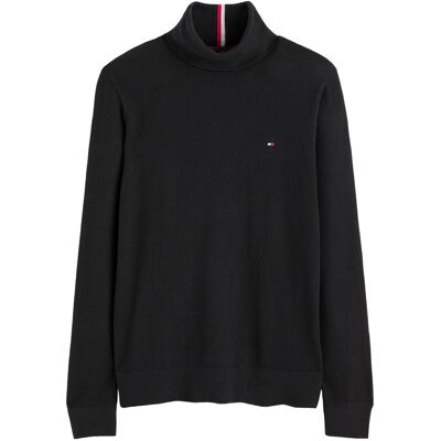 TOMMY HILFIGER Pull dolcevita in cotone pima e cachemire TOMMY HILFIGER Pull dolcevita in cotone pima e cachemire