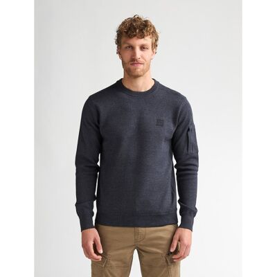 PETROL INDUSTRIES Maglione girocollo in maglia fine PETROL INDUSTRIES Maglione girocollo in maglia fine