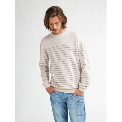 PETROL INDUSTRIES Pull girocollo in maglia fine PETROL INDUSTRIES Pull girocollo in maglia fine