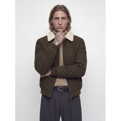 JACK & JONES Giacca in misto lana con collo in sherpa JACK & JONES Giacca in misto lana con collo in sherpa