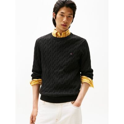 TOMMY HILFIGER Maglione girocollo maglia strutturata TOMMY HILFIGER Maglione girocollo maglia strutturata