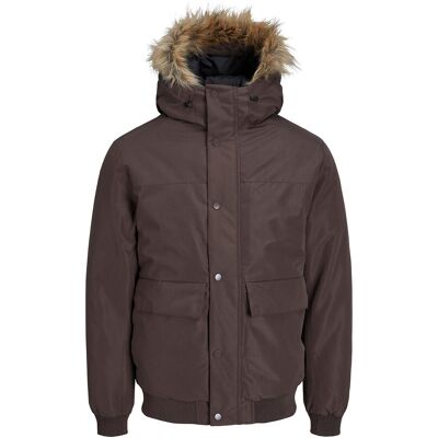 JACK & JONES Giubbotto con cappuccio pelliccia sintetica Jjchamp JACK & JONES Giubbotto con cappuccio pelliccia sintetica Jjchamp