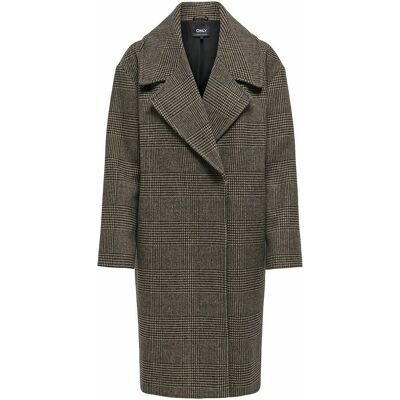 ONLY Cappotto lungo a quadri, collo tailleur ONLY Cappotto lungo a quadri, collo tailleur