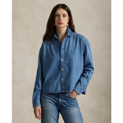 POLO RALPH LAUREN Camicia ampia in denim POLO RALPH LAUREN Camicia ampia in denim