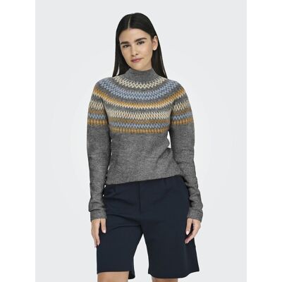 ONLY Maglione in fine maglia con motivo jacquard ONLY Maglione in fine maglia con motivo jacquard