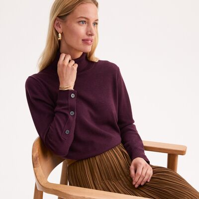 ANNE WEYBURN Maglia dolcevita a maglia fine, misto lana ANNE WEYBURN Maglia dolcevita a maglia fine, misto lana