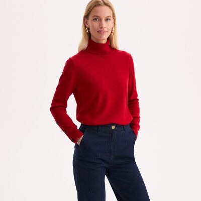 ANNE WEYBURN Maglia dolcevita a maglia fine, misto lana ANNE WEYBURN Maglia dolcevita a maglia fine, misto lana