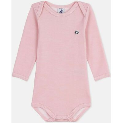 PETIT BATEAU Body a maniche lunghe in misto lana PETIT BATEAU Body a maniche lunghe in misto lana