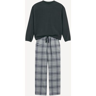 LA REDOUTE COLLECTIONS Pigiama con maglia in pile e pantaloni a quadri LA REDOUTE COLLECTIONS Pigiama con maglia in pile e pantaloni a quadri