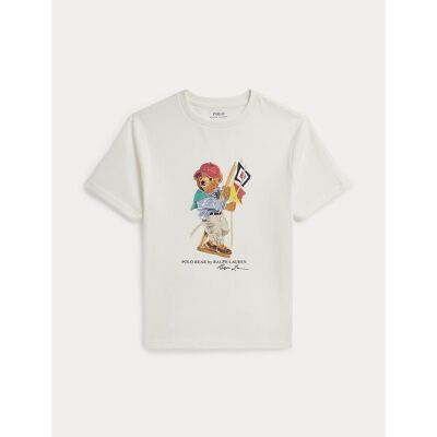 POLO RALPH LAUREN T-shirt Polo Bear, jersey di cotone POLO RALPH LAUREN T-shirt Polo Bear, jersey di cotone