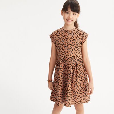 LA REDOUTE COLLECTIONS Abito svasato senza maniche con stampa leopardo LA REDOUTE COLLECTIONS Abito svasato senza maniche con stampa leopardo