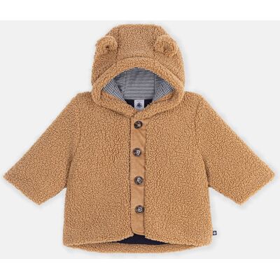 PETIT BATEAU Cappotto in sherpa con cappuccio PETIT BATEAU Cappotto in sherpa con cappuccio