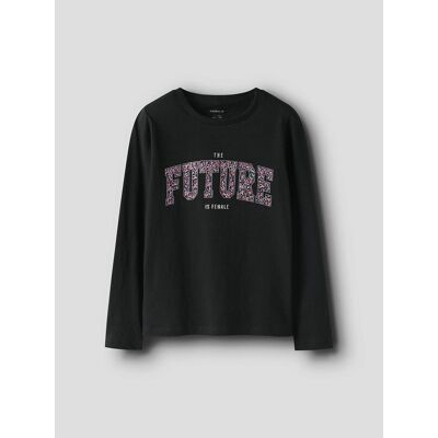 NAME IT T-shirt maniche lunghe con scritta NAME IT T-shirt maniche lunghe con scritta