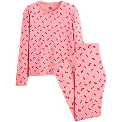 LA REDOUTE COLLECTIONS Pigiama stampa cuori in jersey LA REDOUTE COLLECTIONS Pigiama stampa cuori in jersey