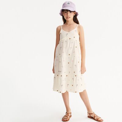 LA REDOUTE COLLECTIONS Abito sottile senza spalline con volant in cotone LA REDOUTE COLLECTIONS Abito sottile senza spalline con volant in cotone