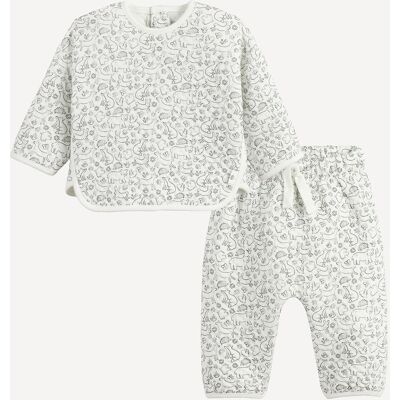 LA REDOUTE COLLECTIONS Set di felpa e pantaloni stampati in 2 pezzi LA REDOUTE COLLECTIONS Set di felpa e pantaloni stampati in 2 pezzi