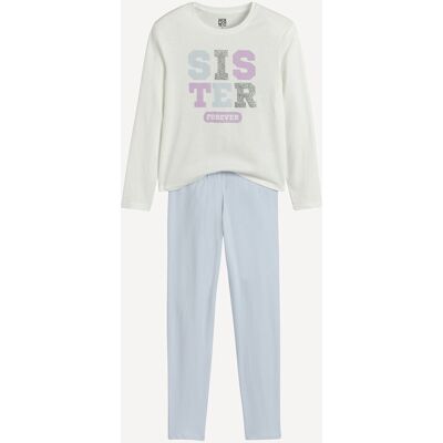 LA REDOUTE COLLECTIONS Pigiama in jersey, scritta Sister Forever LA REDOUTE COLLECTIONS Pigiama in jersey, scritta Sister Forever