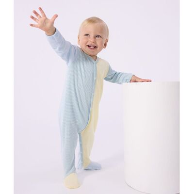 PETIT BATEAU Pigiama in cotone, stampa a righe PETIT BATEAU Pigiama in cotone, stampa a righe