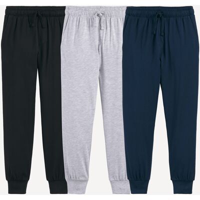 LA REDOUTE COLLECTIONS Confezione da 3 pantaloni del pigiama in jersey LA REDOUTE COLLECTIONS Confezione da 3 pantaloni del pigiama in jersey