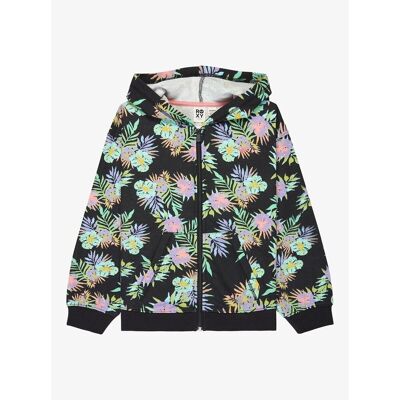 ROXY Felpa in pile con stampa floreale e zip ROXY Felpa in pile con stampa floreale e zip