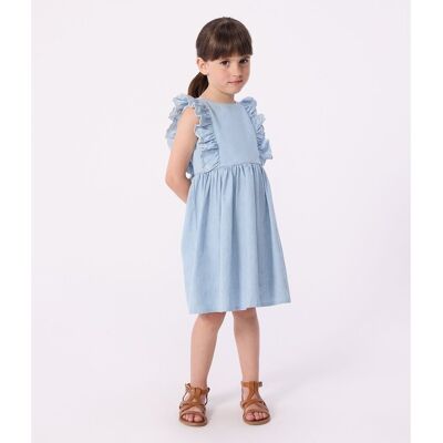 PETIT BATEAU Abito senza maniche con volant PETIT BATEAU Abito senza maniche con volant
