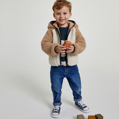 LA REDOUTE COLLECTIONS Cardigan con cappuccio in sherpa LA REDOUTE COLLECTIONS Cardigan con cappuccio in sherpa
