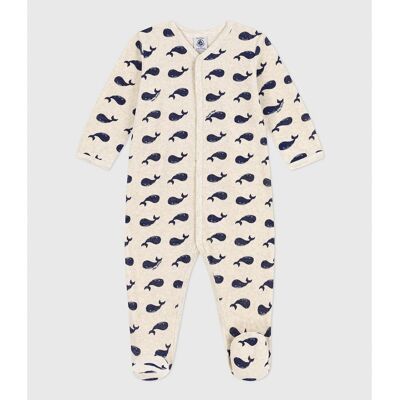 PETIT BATEAU Pigiama tutina stampa balene PETIT BATEAU Pigiama tutina stampa balene