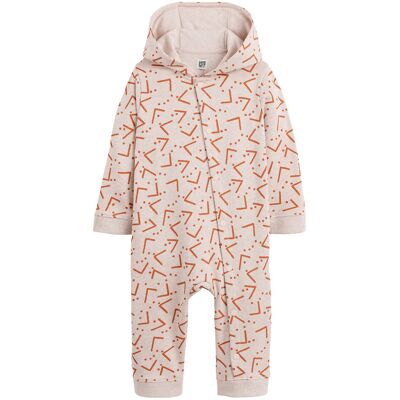 LA REDOUTE COLLECTIONS Tutina lunga con cappuccio in felpa LA REDOUTE COLLECTIONS Tutina lunga con cappuccio in felpa
