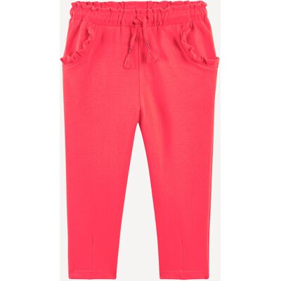 LA REDOUTE COLLECTIONS Pantaloni da jogging in felpa con arricciatura LA REDOUTE COLLECTIONS Pantaloni da jogging in felpa con arricciatura