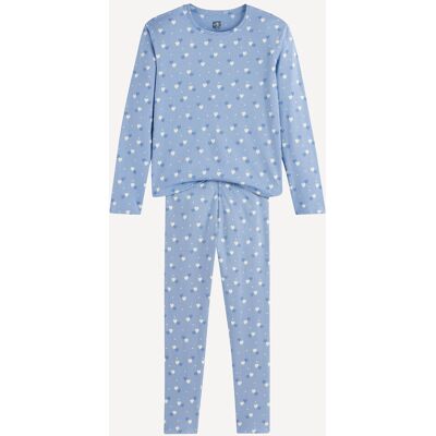 LA REDOUTE COLLECTIONS Pigiama in cotone, stampa a cuori, con dettagli che si illuminano al buio LA REDOUTE COLLECTIONS Pigiama in cotone, stampa a cuori, con dettagli che si illuminano al buio