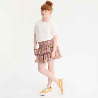 LA REDOUTE COLLECTIONS Gonna in vita smocked in garza di cotone LA REDOUTE COLLECTIONS Gonna in vita smocked in garza di cotone
