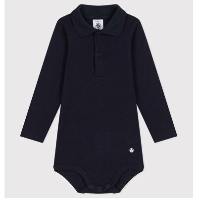 PETIT BATEAU Body maniche lunghe collo polo PETIT BATEAU Body maniche lunghe collo polo