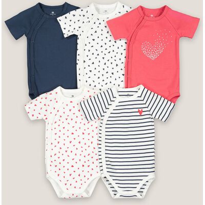 LA REDOUTE COLLECTIONS Confezione da 5 body neonato in cotone LA REDOUTE COLLECTIONS Confezione da 5 body neonato in cotone