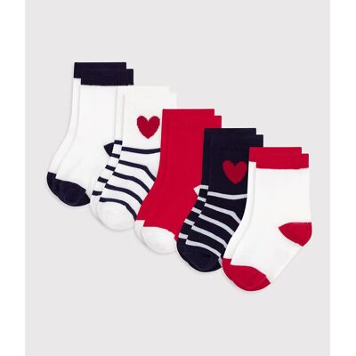 PETIT BATEAU Confezione da 5 paia di calze 15/18-23/26 PETIT BATEAU Confezione da 5 paia di calze 15/18-23/26