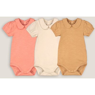 LA REDOUTE COLLECTIONS Confezione da 3 body colletto maniche corte LA REDOUTE COLLECTIONS Confezione da 3 body colletto maniche corte