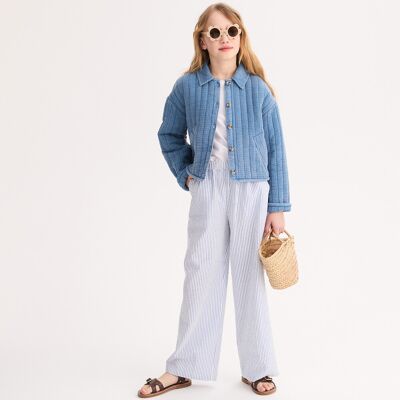 LA REDOUTE COLLECTIONS Pantaloni larghi, vita elasticizzata, stampa a righe LA REDOUTE COLLECTIONS Pantaloni larghi, vita elasticizzata, stampa a righe
