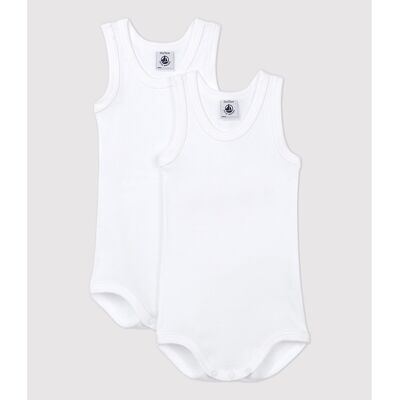 PETIT BATEAU Confezione da 2 body senza maniche PETIT BATEAU Confezione da 2 body senza maniche