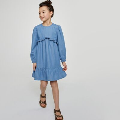 LA REDOUTE COLLECTIONS Abito in denim leggero a maniche lunghe LA REDOUTE COLLECTIONS Abito in denim leggero a maniche lunghe