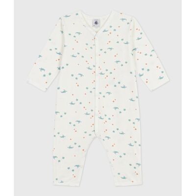 PETIT BATEAU Pigiama in cotone, senza piedi, stampa animaletti PETIT BATEAU Pigiama in cotone, senza piedi, stampa animaletti