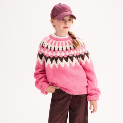 LA REDOUTE COLLECTIONS Maglione girocollo in grossa maglia jacquard LA REDOUTE COLLECTIONS Maglione girocollo in grossa maglia jacquard